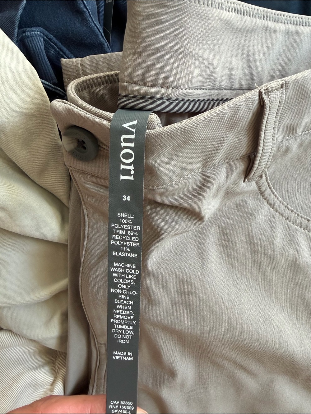 Vuori Meta Pants 34x34